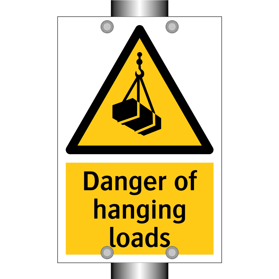 Danger of hanging loads