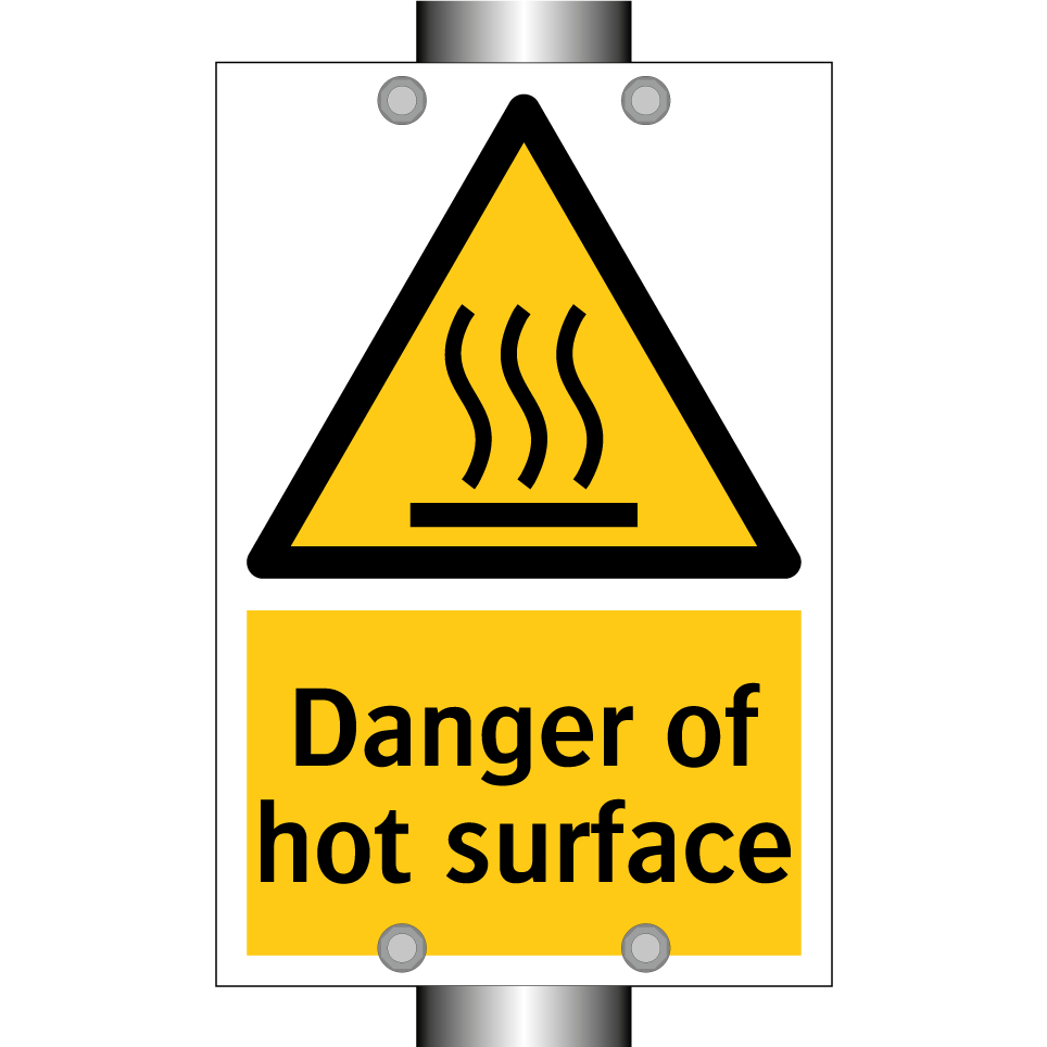 Danger of hot surface