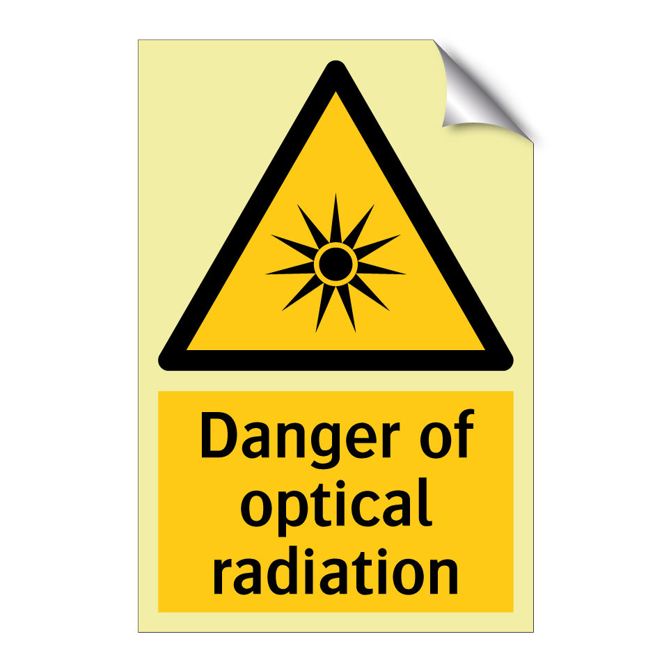 Danger of optical radiation