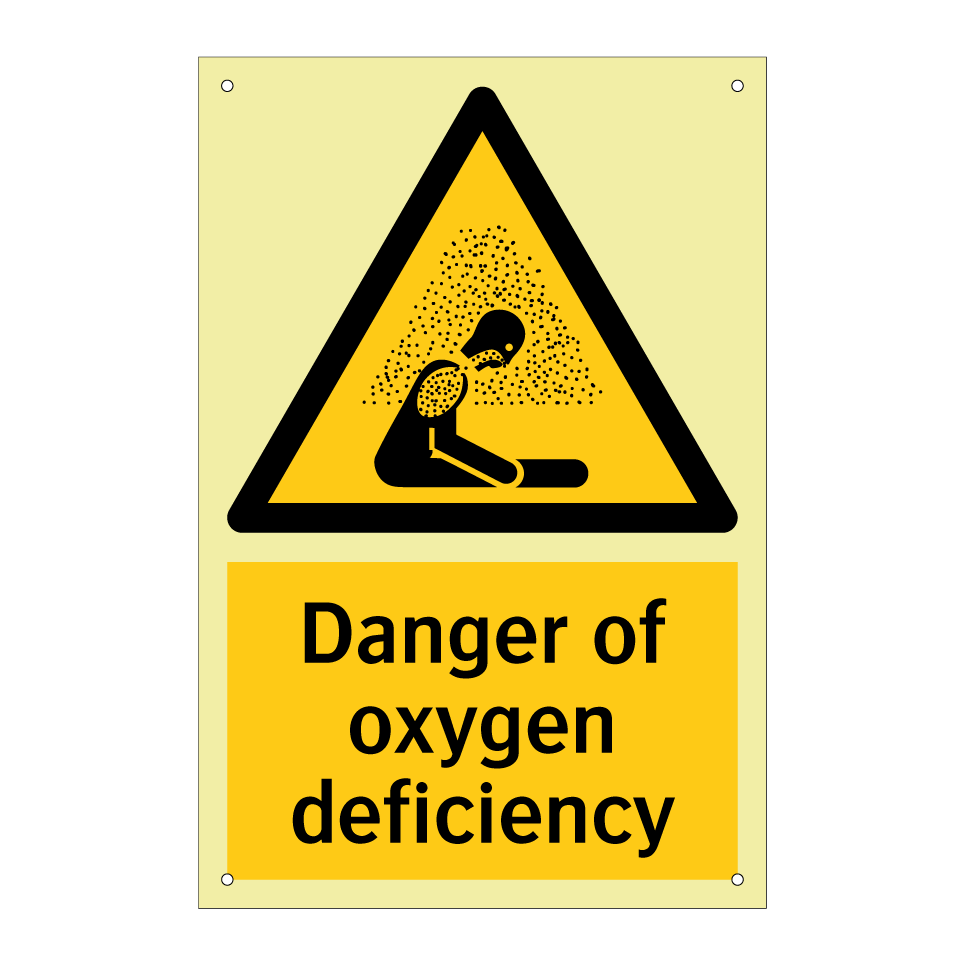 Danger of oxygen deficiency