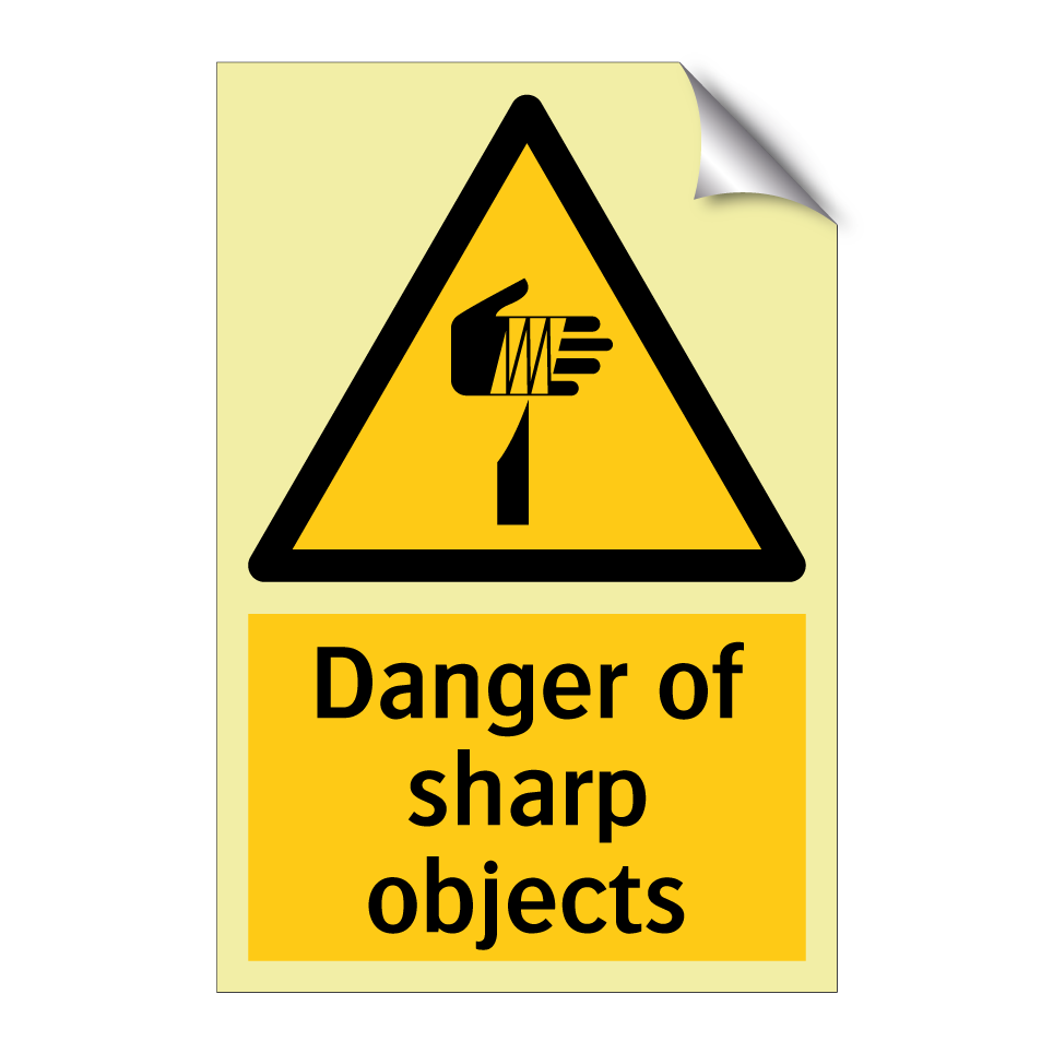 Danger of sharp objects