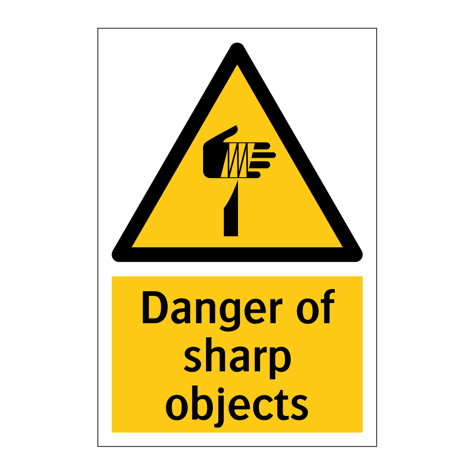 Danger of sharp objects