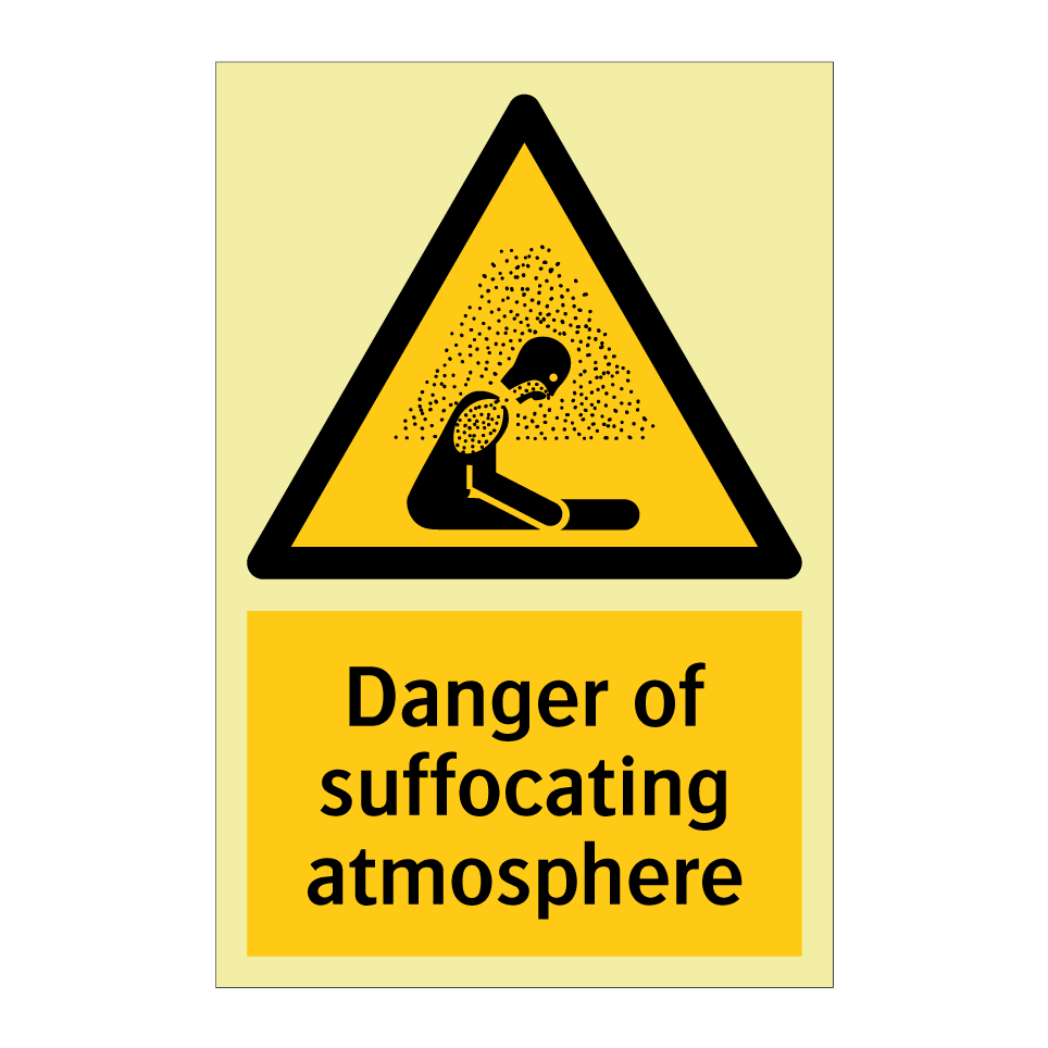 Danger of suffocating atmosphere