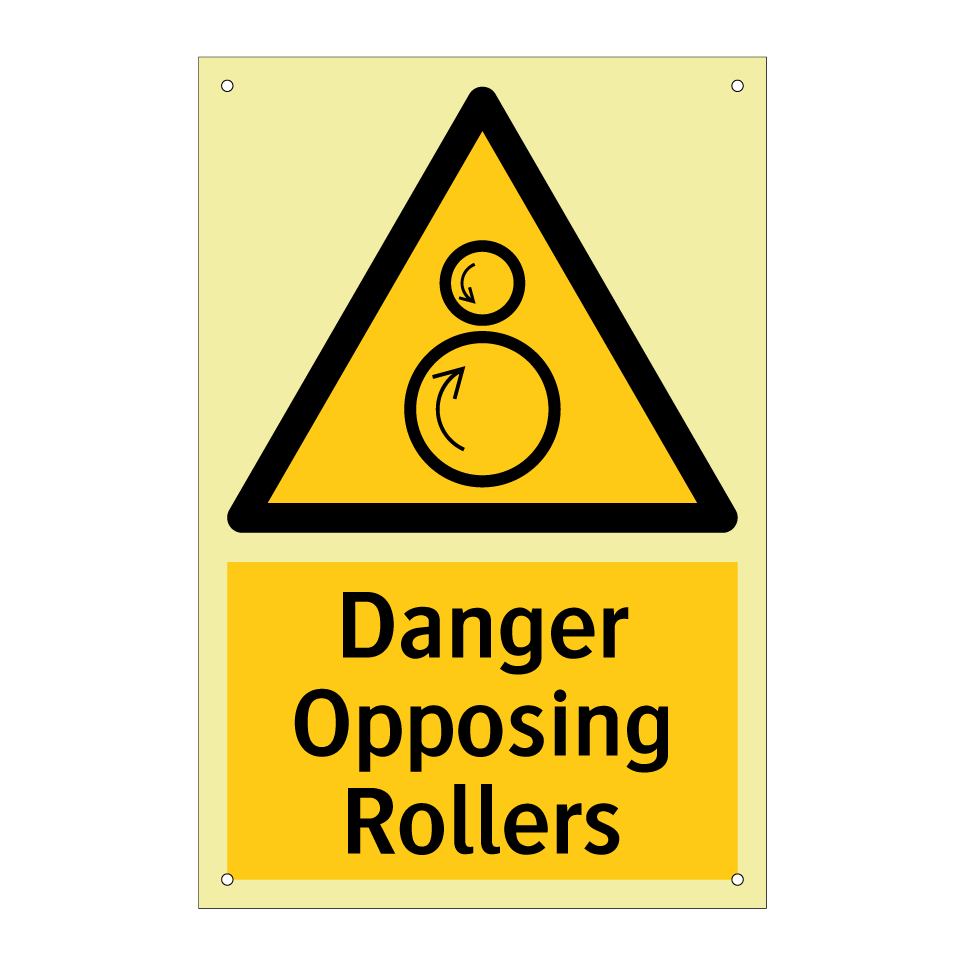 Danger Opposing Rollers