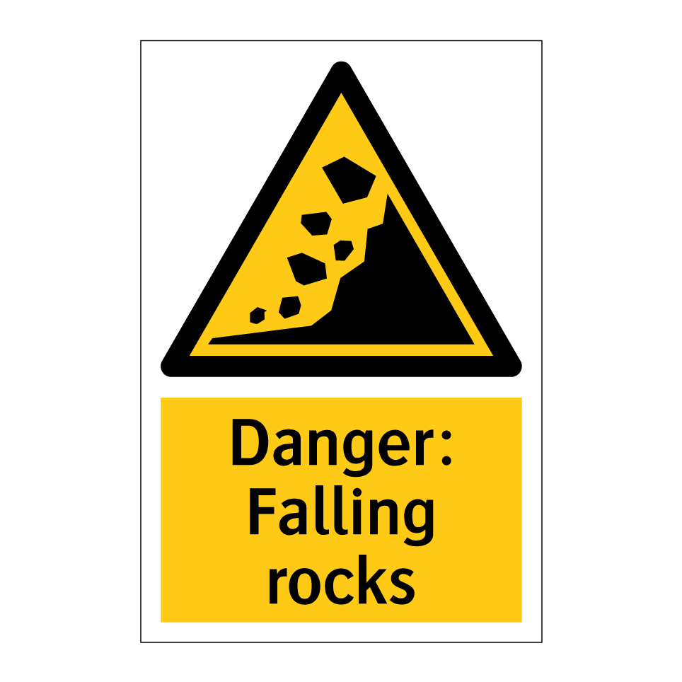 Danger: Falling rocks