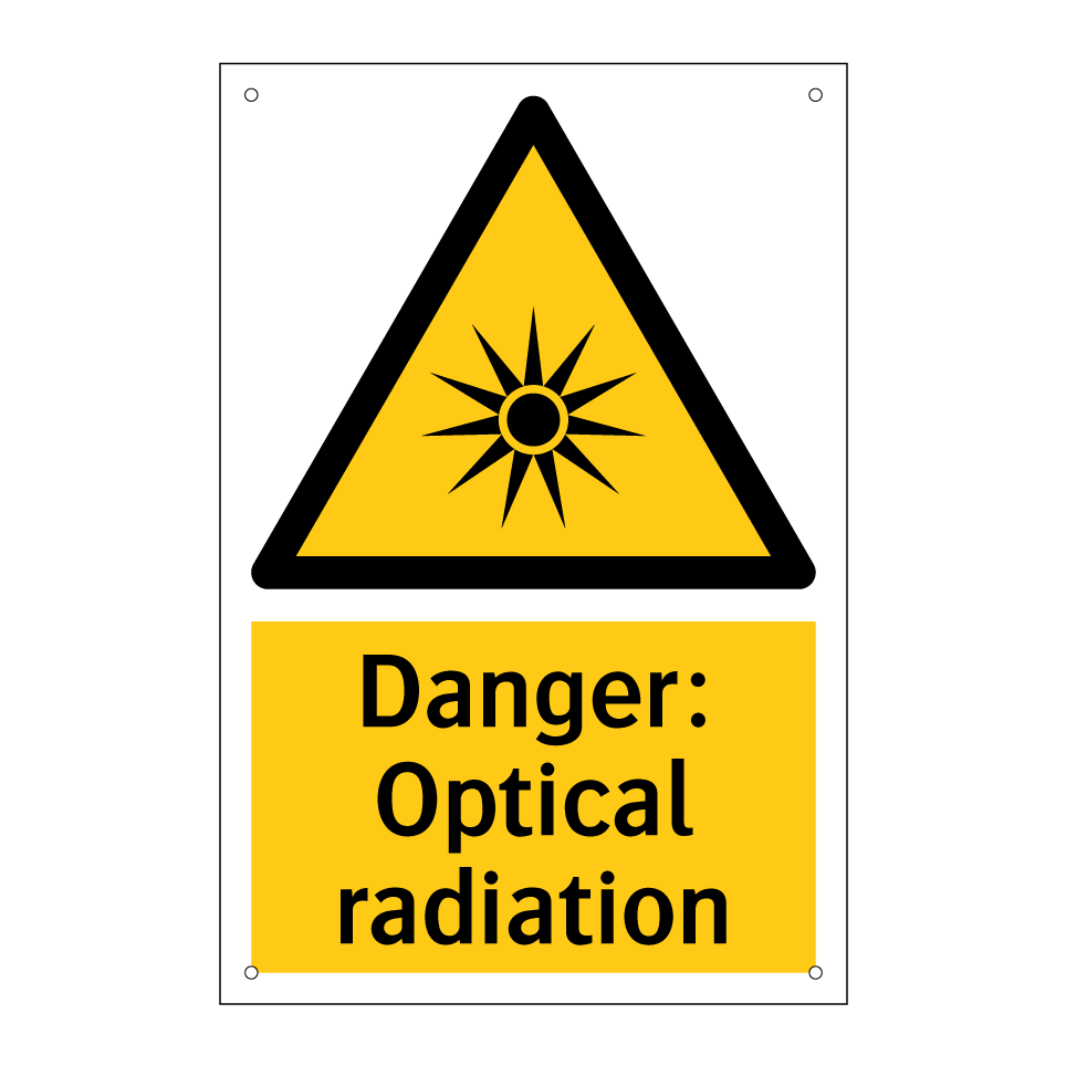 Danger: Optical radiation