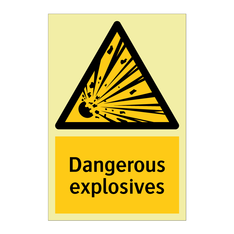 Dangerous explosives