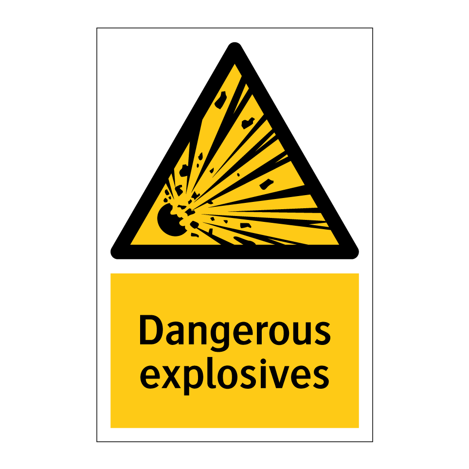 Dangerous explosives