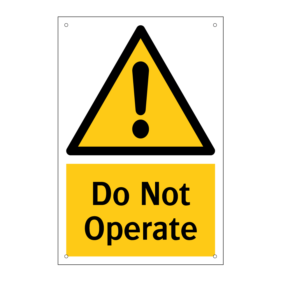 Do Not Operate