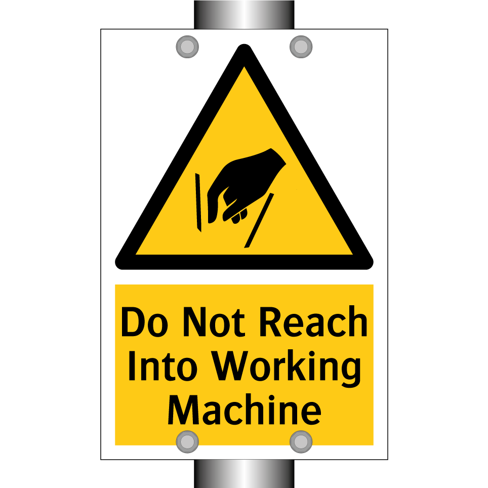 Do Not Reach Into Working Machine
