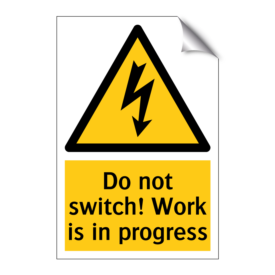 Do not switch! Work is in progress