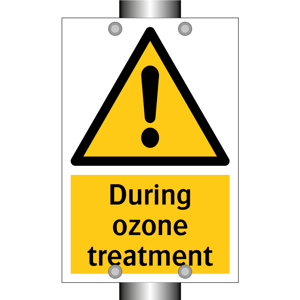 During ozone treatment