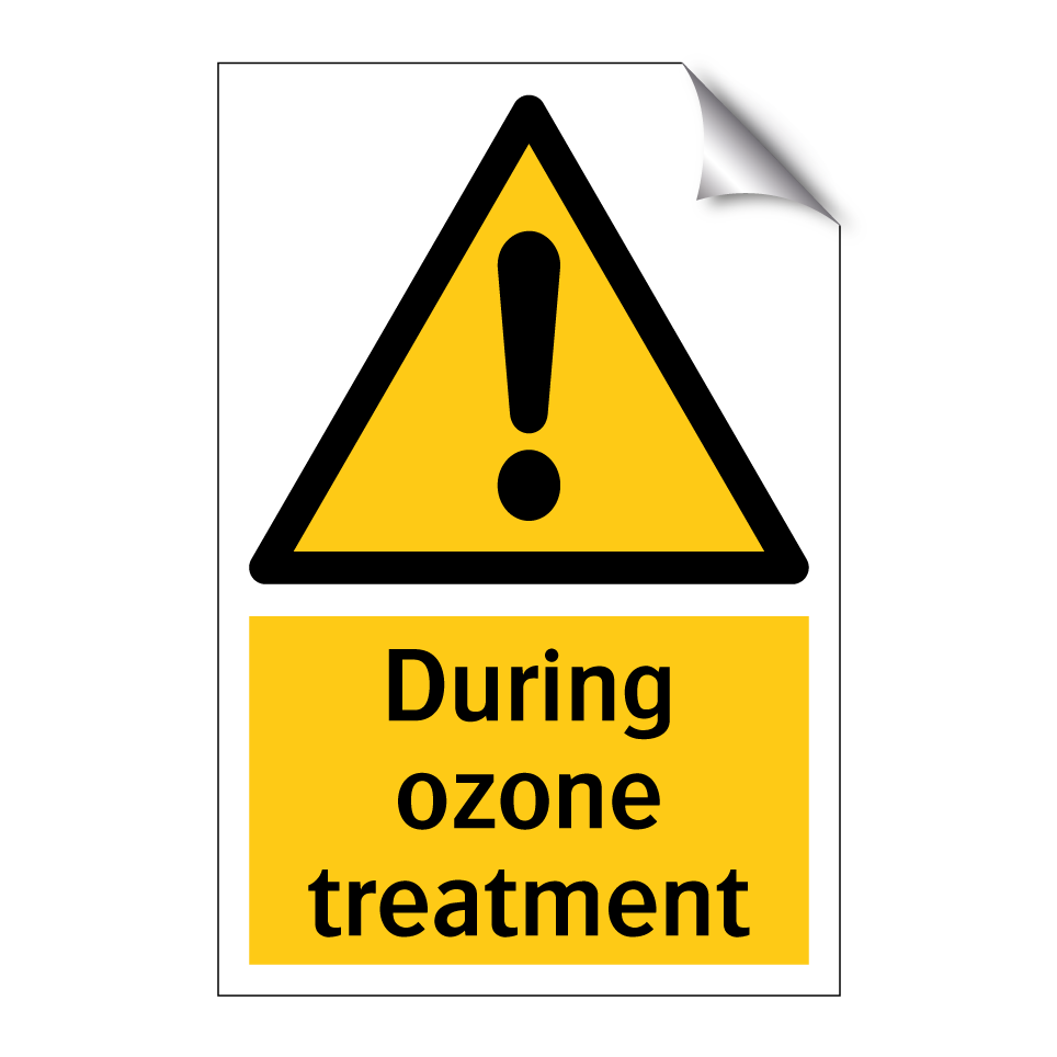 During ozone treatment