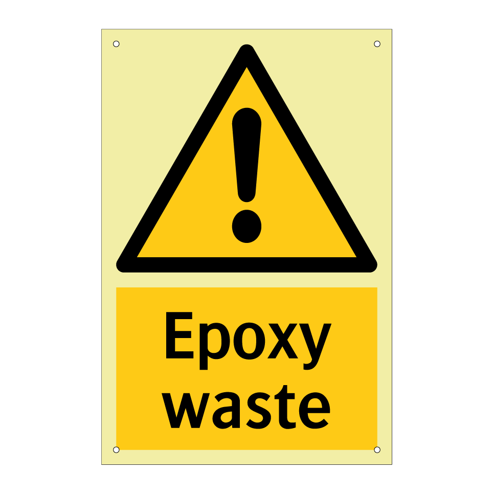 Epoxy waste