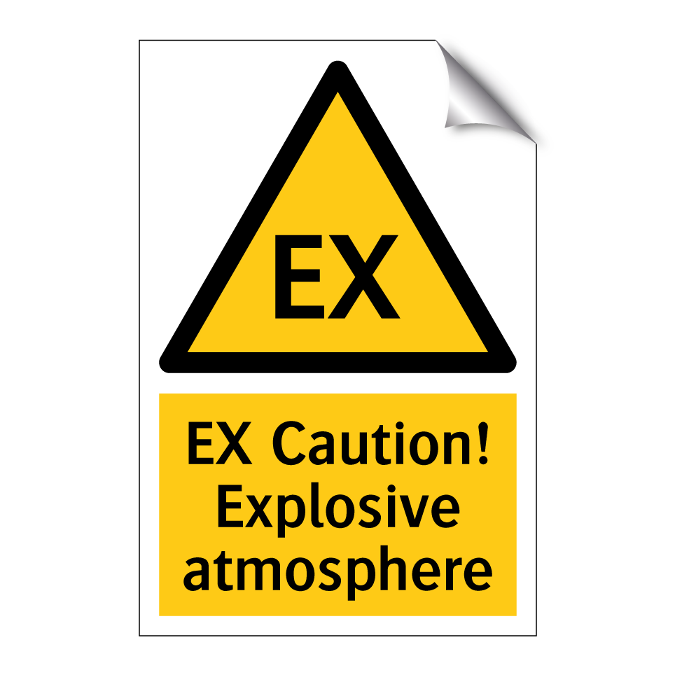 EX Caution! Explosive atmosphere