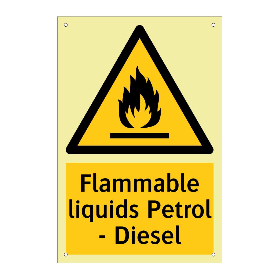 Flammable liquids Petrol - Diesel