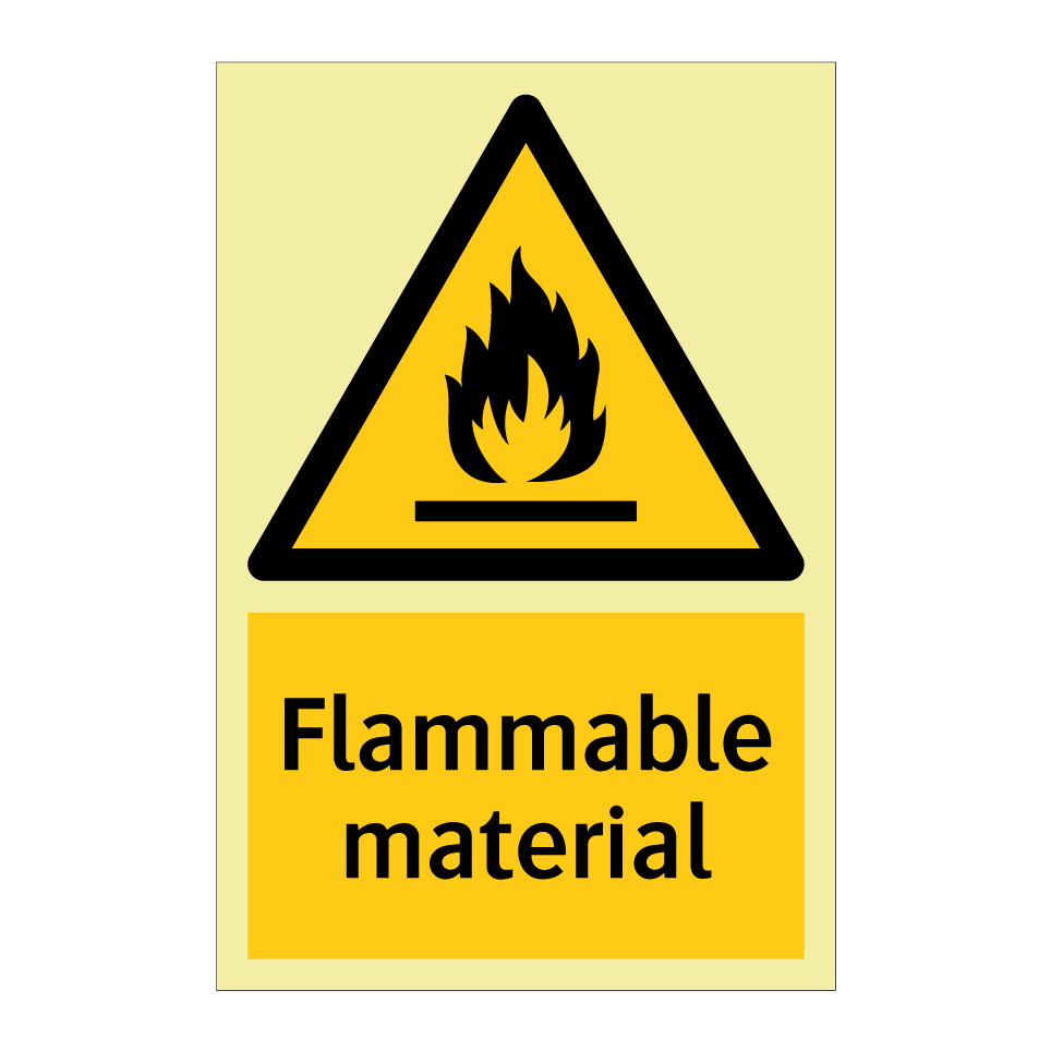 Flammable material