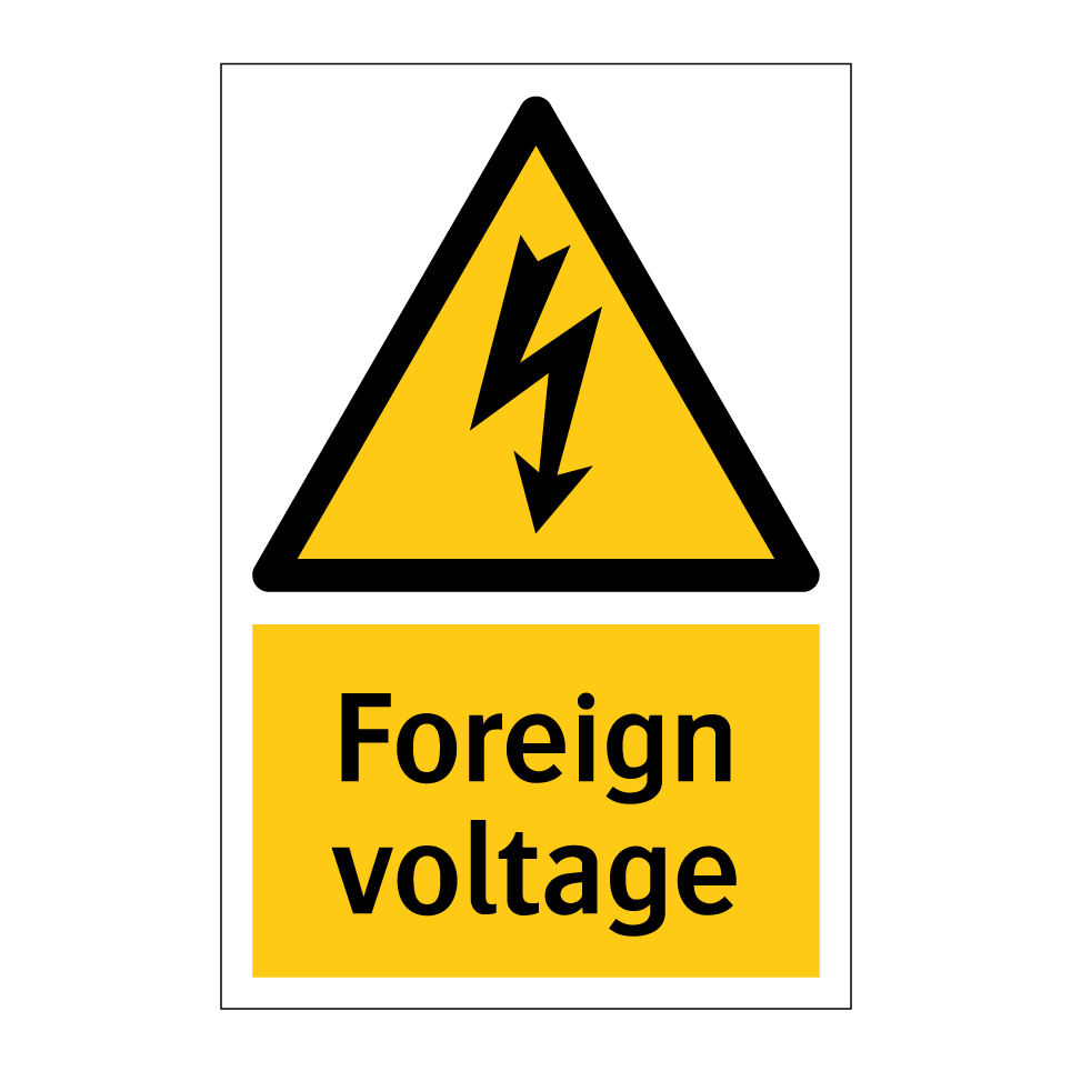 Foreign voltage