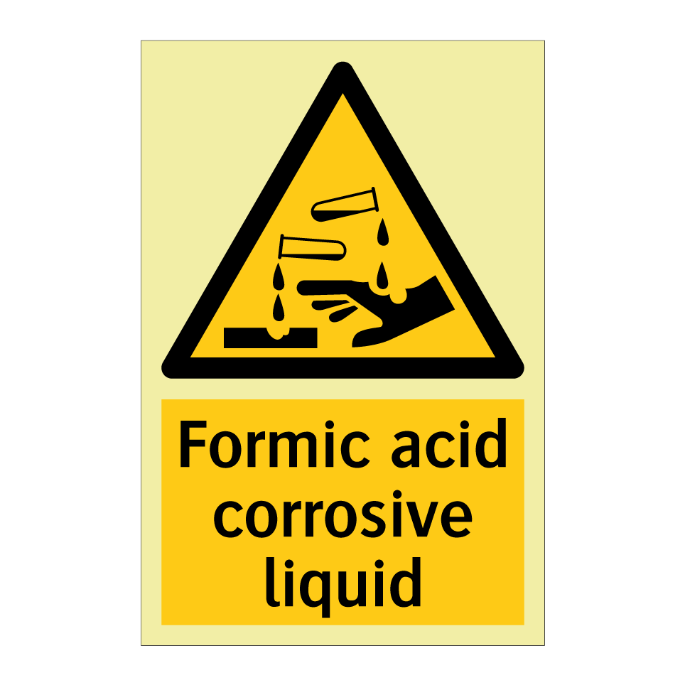 Formic acid corrosive liquid