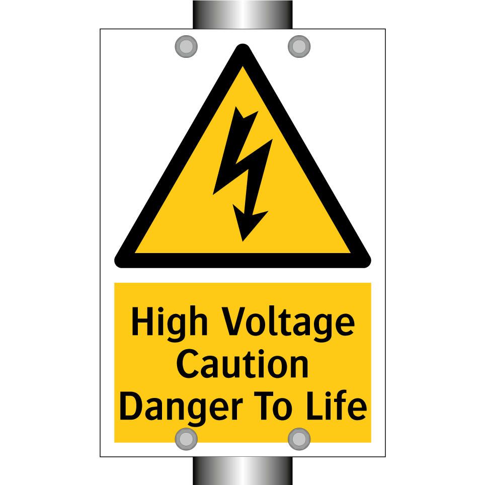 High Voltage Caution Danger To Life