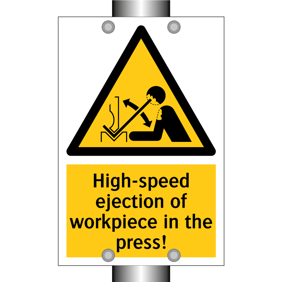 High-speed ejection of workpiece in the press!