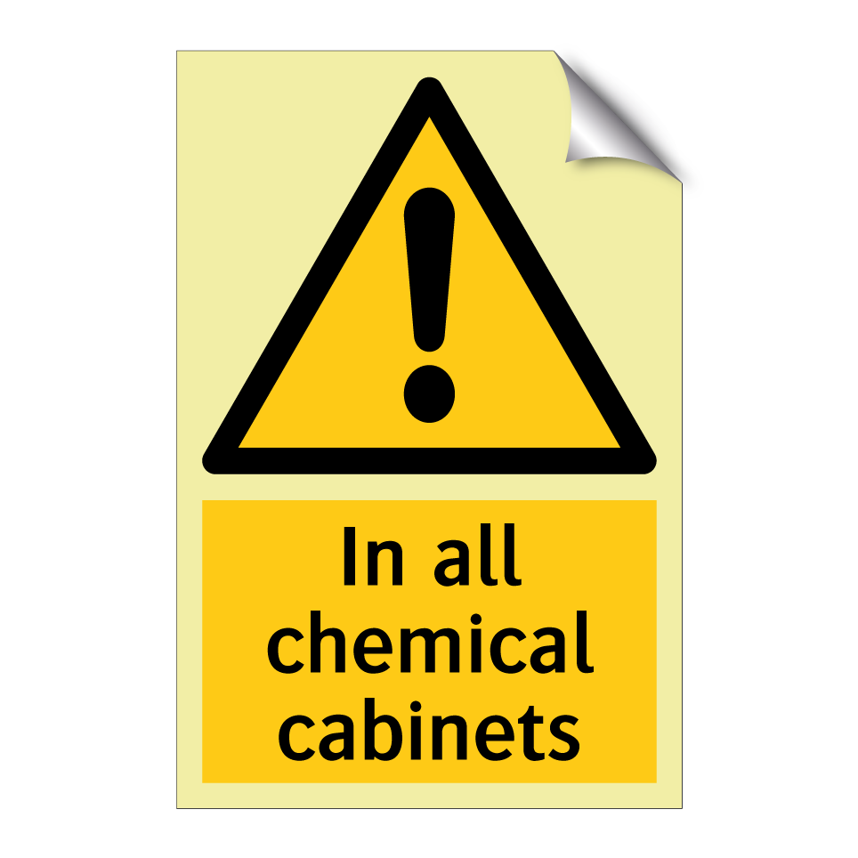 In all chemical cabinets