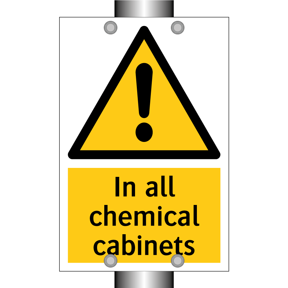 In all chemical cabinets