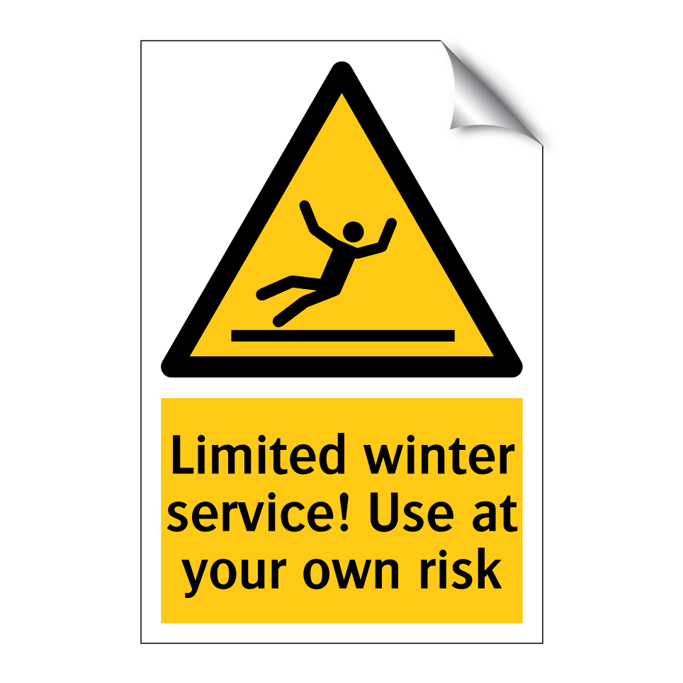 Limited winter service! Use at your own risk