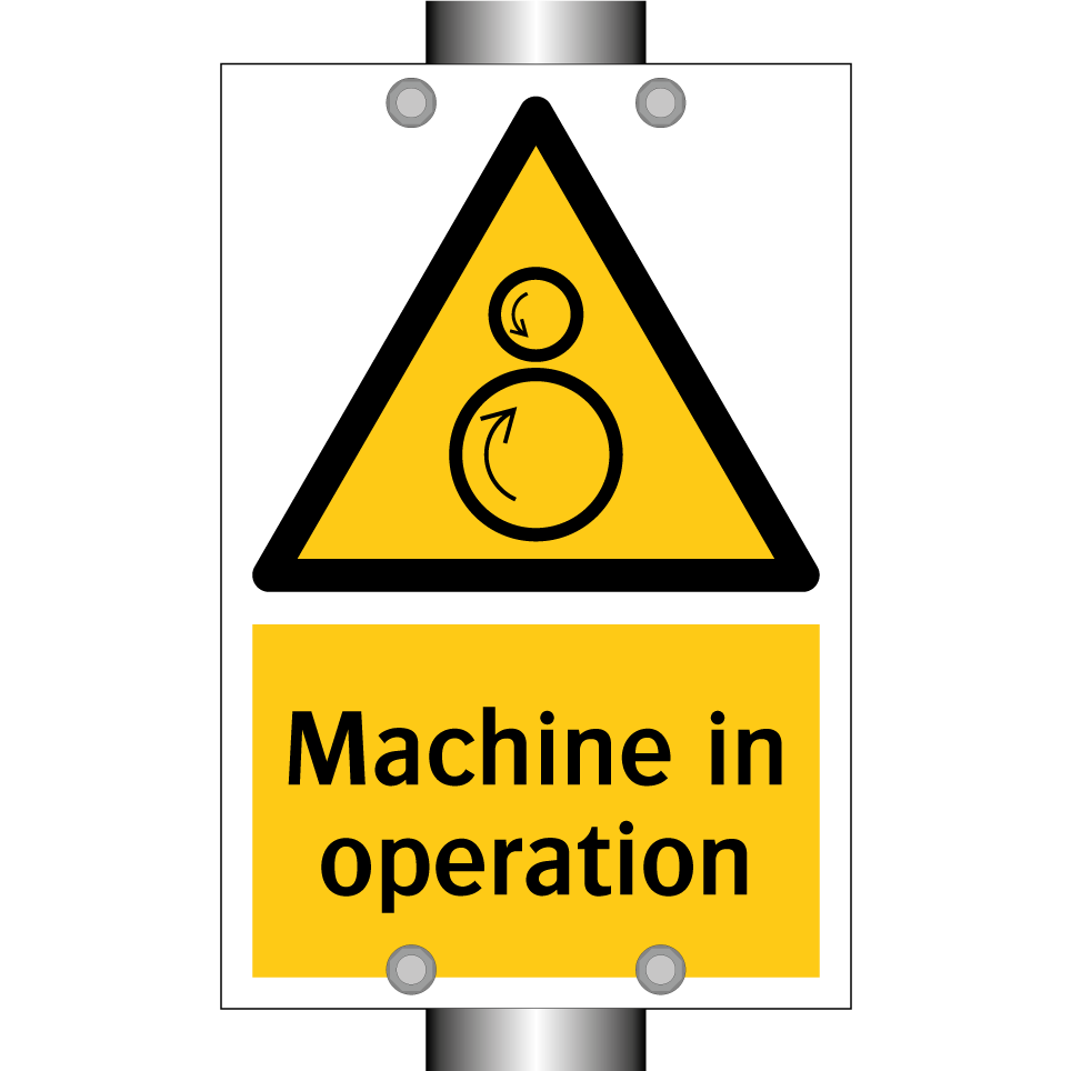 Machine in operation