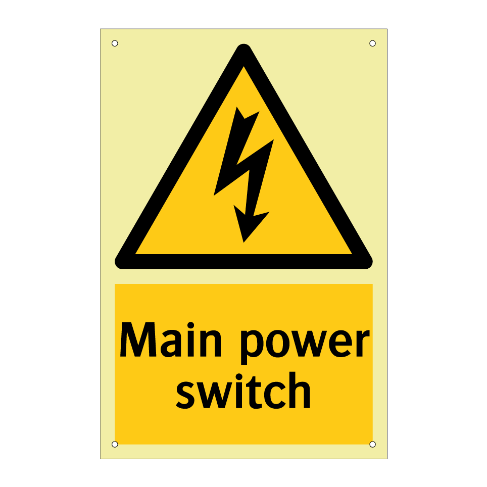 Main power switch