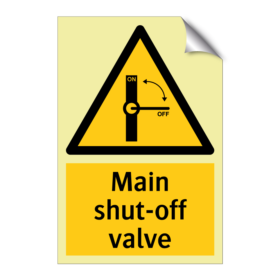 Main shut-off valve
