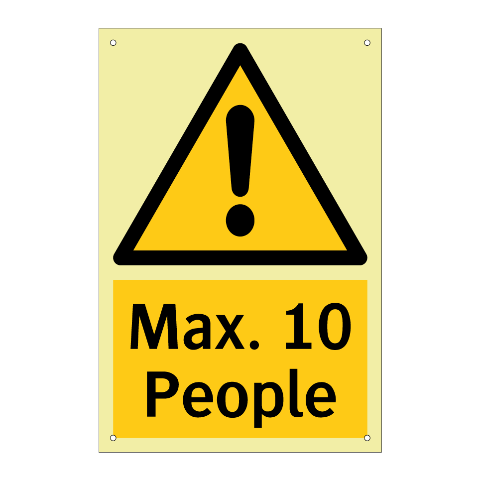 Max. 10 People