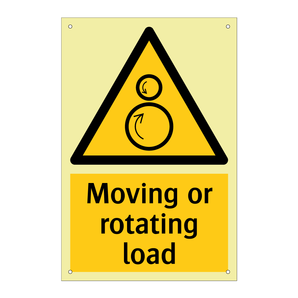Moving or rotating load
