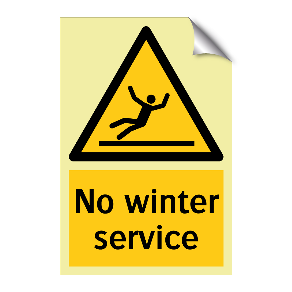 No winter service