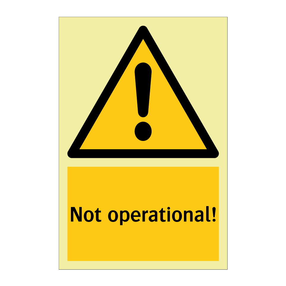 Not operational!