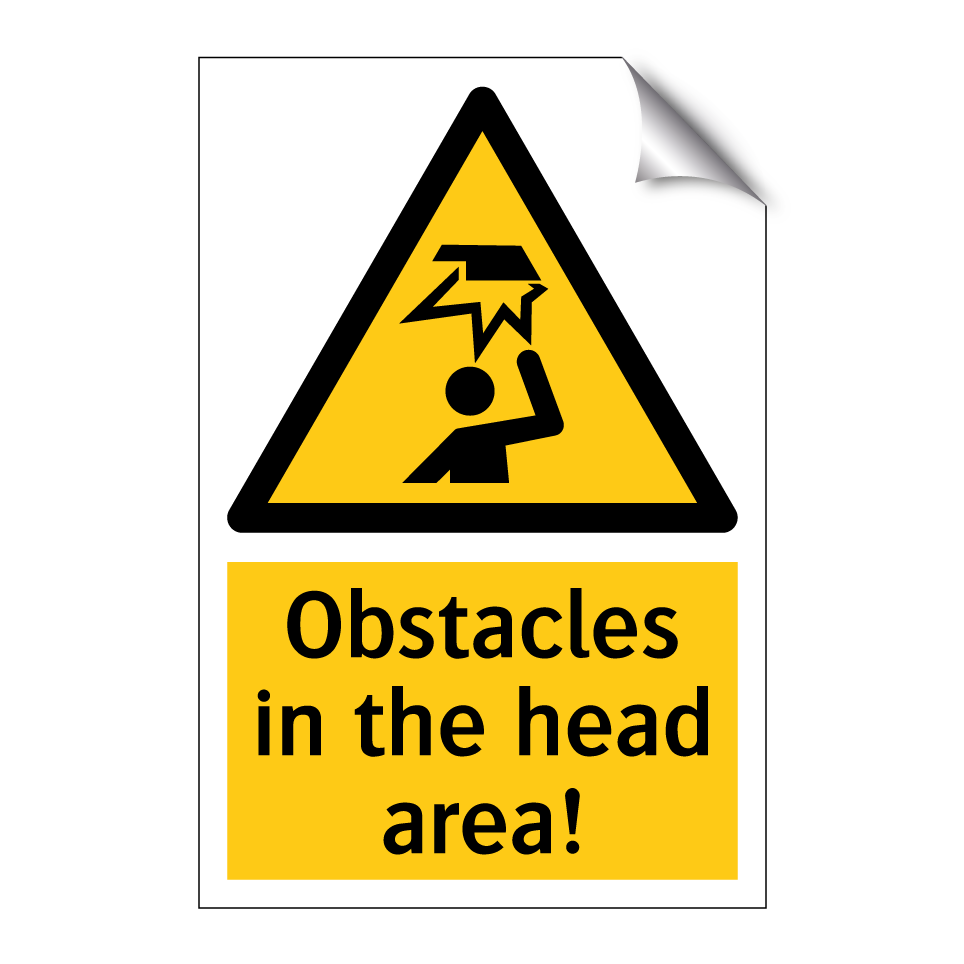 Obstacles in the head area!