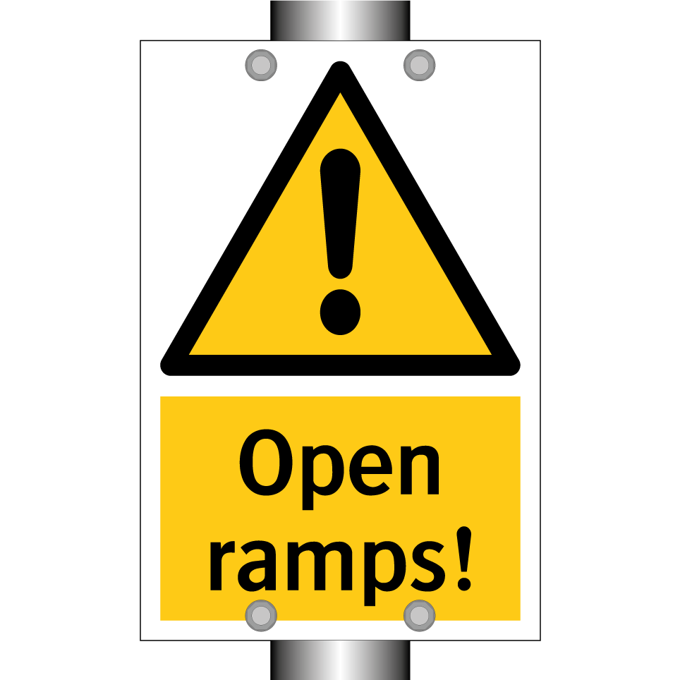 Open ramps!