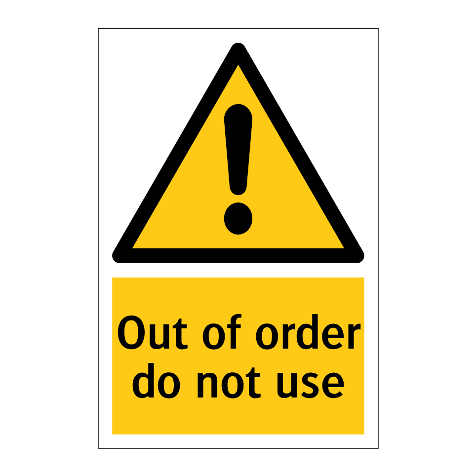Out of order do not use