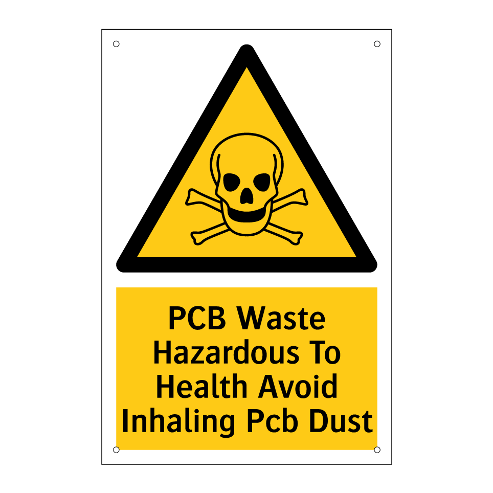 PCB Waste Hazardous To Health Avoid Inhaling Pcb Dust