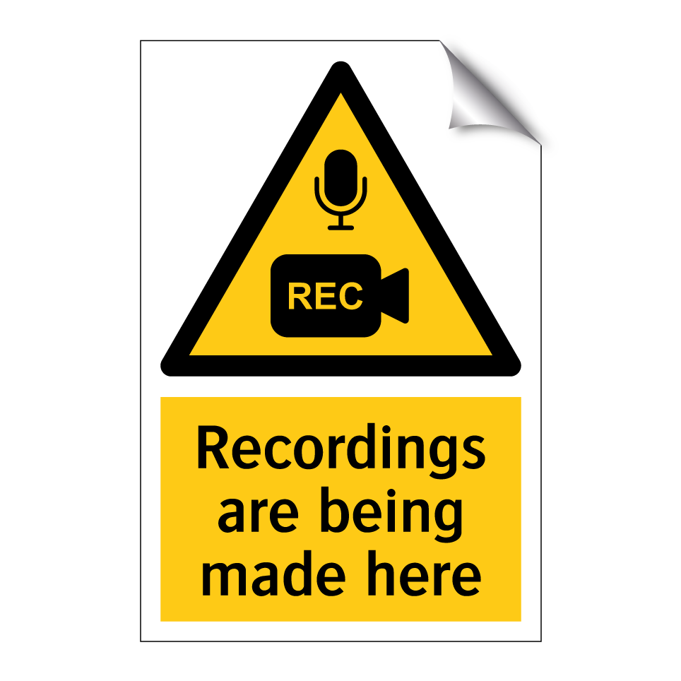 Recordings are being made here