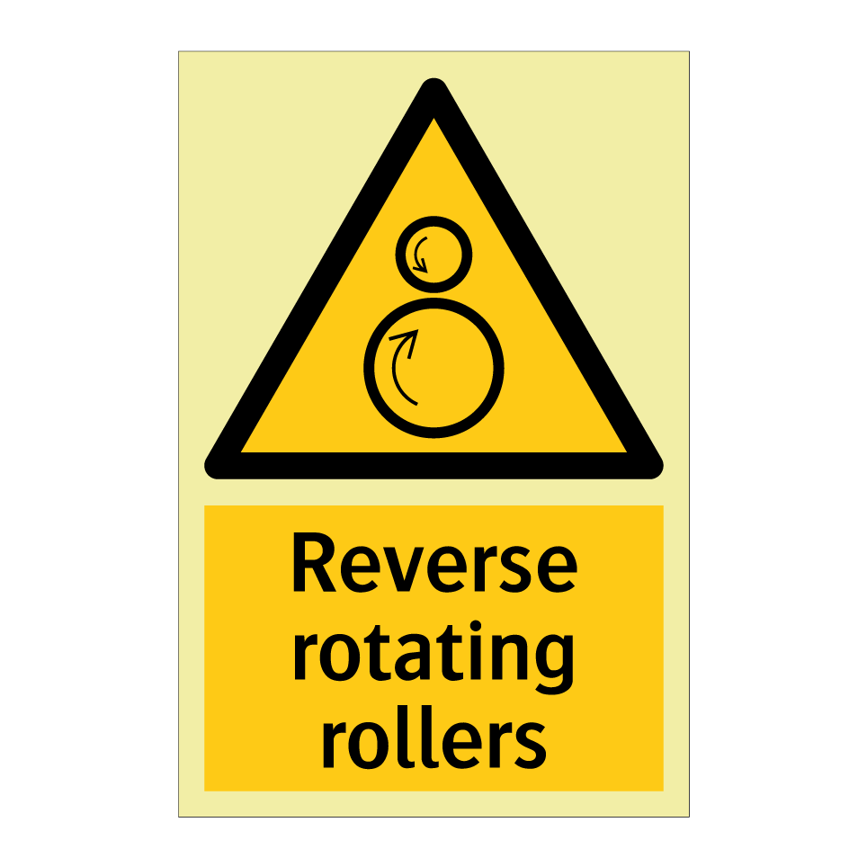 Reverse rotating rollers