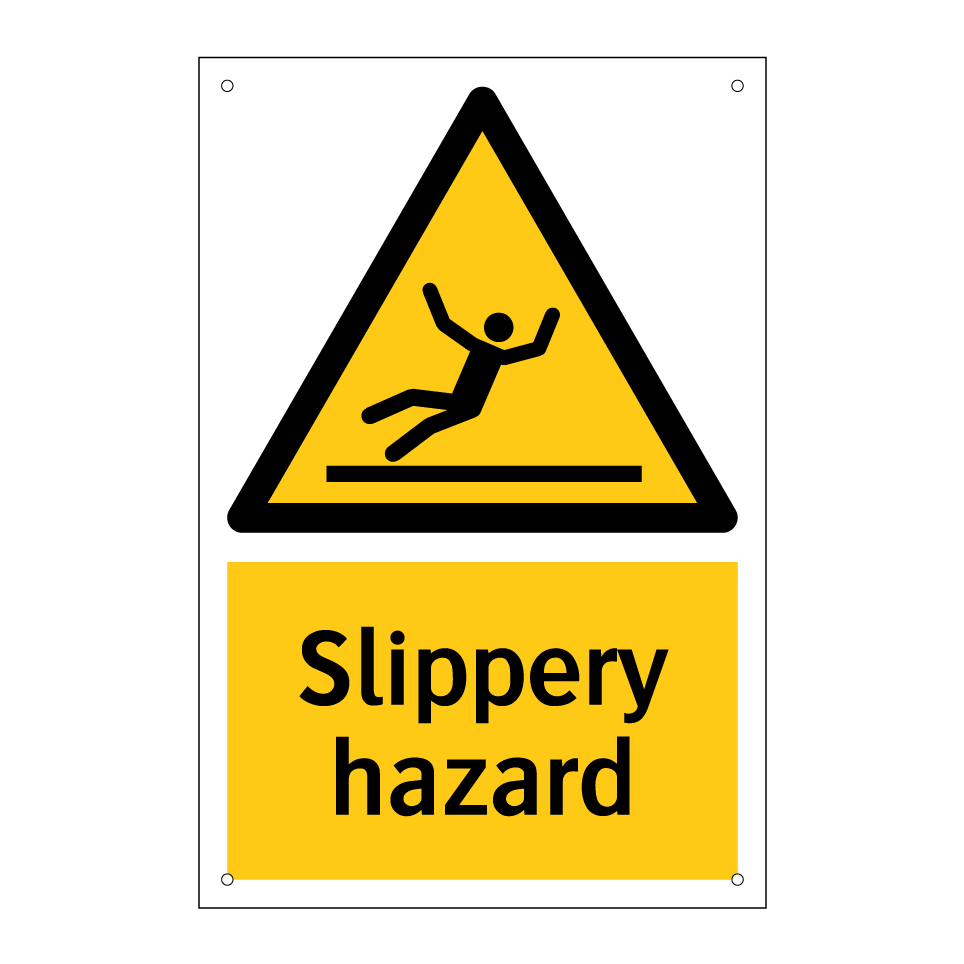 Slippery hazard
