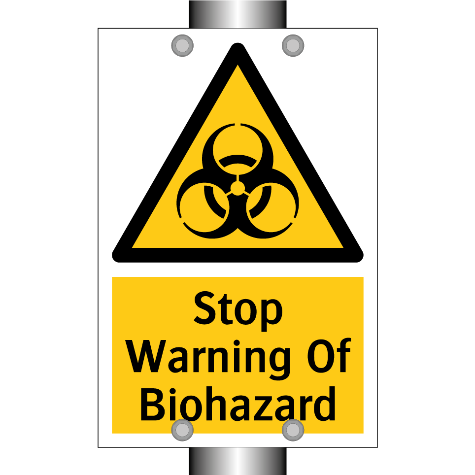 Stop Warning Of Biohazard