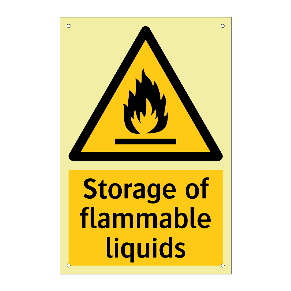 Storage of flammable liquids