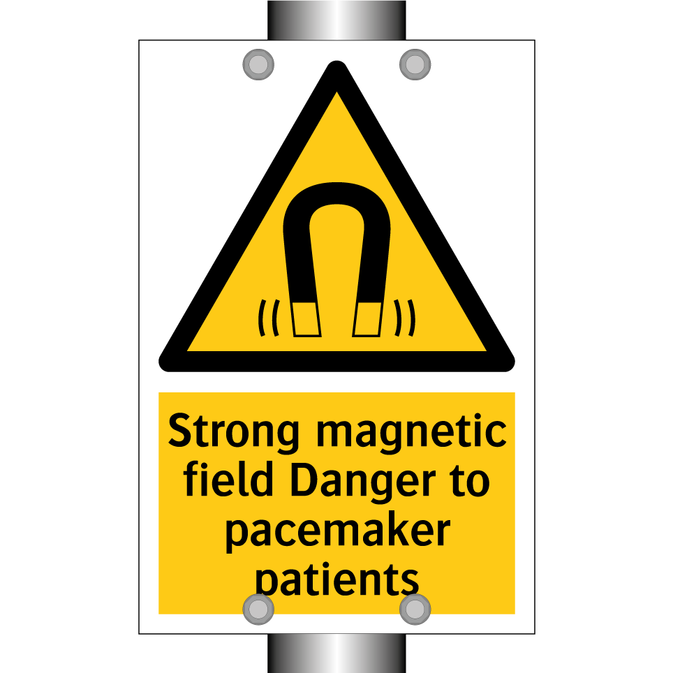 Strong magnetic field Danger to pacemaker patients