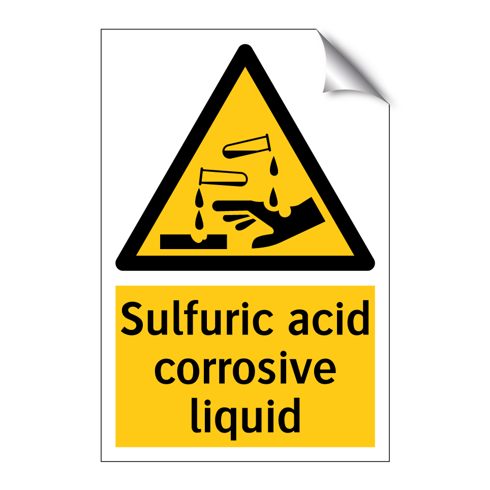 Sulfuric acid corrosive liquid