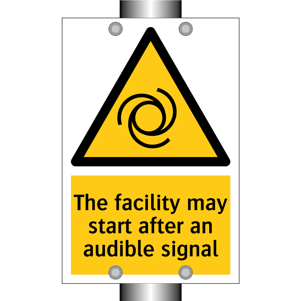 The facility may start after an audible signal