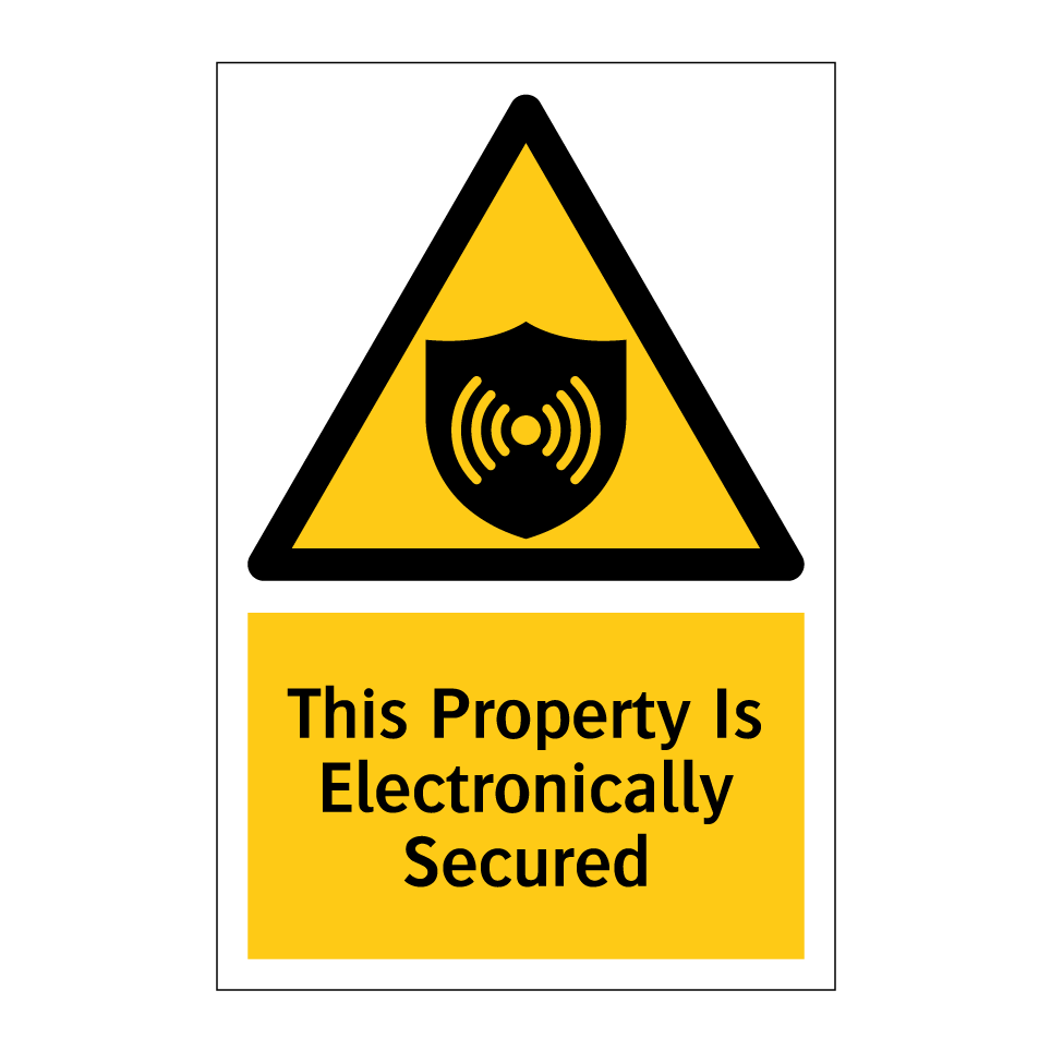 This Property Is Electronically Secured