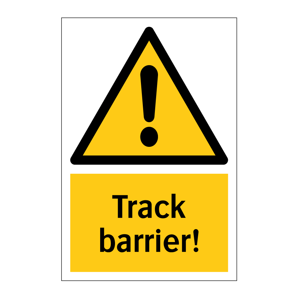 Track barrier!