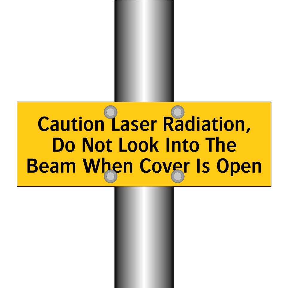 Caution Laser Radiation, Do Not Look Into The Beam When Cover Is Open